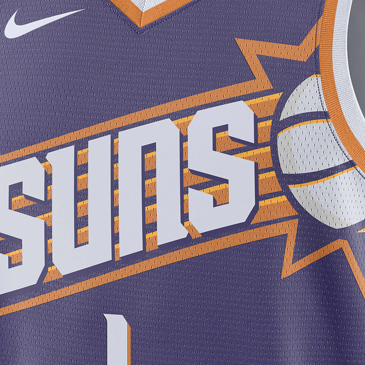 Nike NBA Phoenix Suns Devin Booker Icon Edition Dri-Fit Swingman Jersey gallery