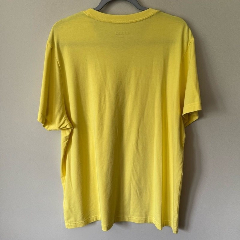 RHONE Reign Performance T Shirt Men's Size XL Light Yellow Gym Workout gallery