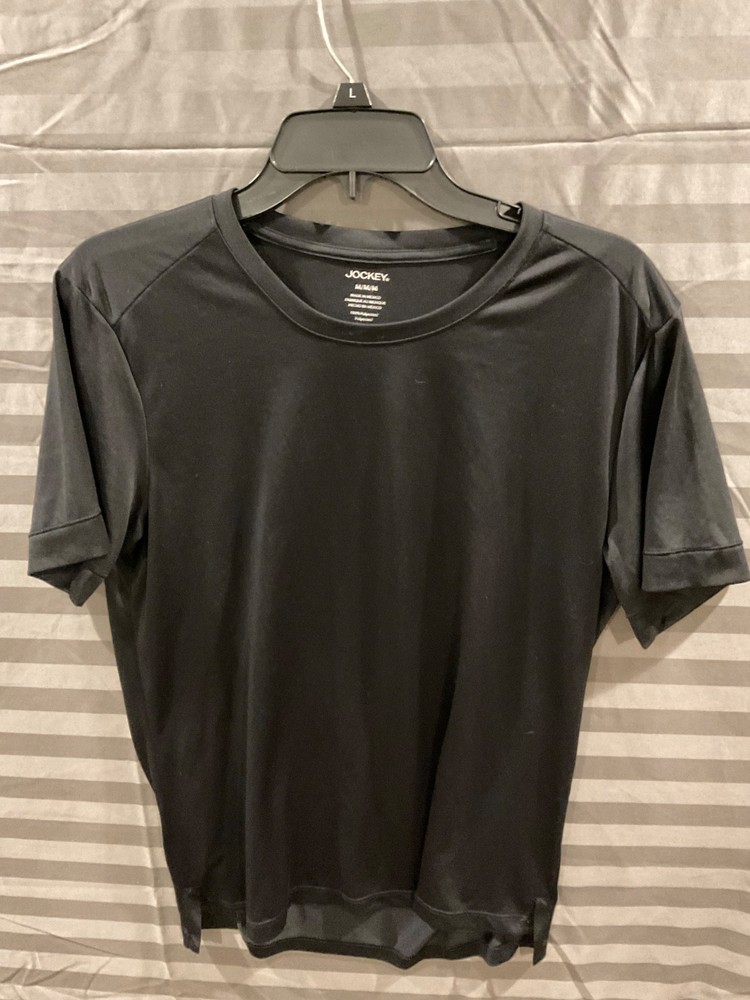 Jockey Blue and Black Lightweight Semi-Fitted Short Sleeve Performance T’s X2