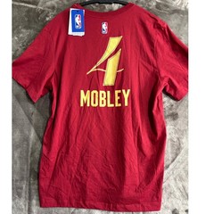 Cleveland Cavaliers T-Shirt Mens Large Red Evan Mobley #4 Nike Basketball NBA