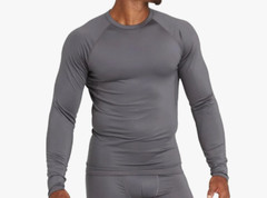 All in Motion Athletic Fitness Workout Thermal Undershirt, Stretch Long Sleeve