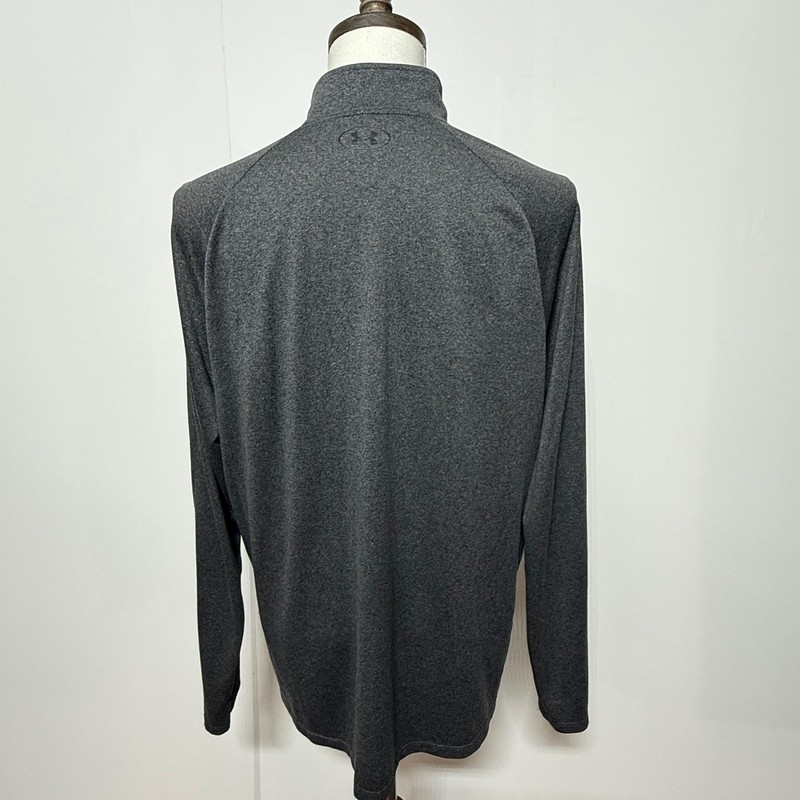 Under Armour Pullover Men XLT Gray Shirt Tech 2.0 1/2 Zip Long Sleeve Loose Tall gallery