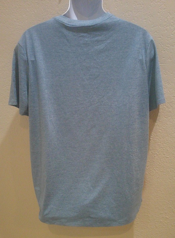 Men's Short Sleeve Soft Stretch T-Shirt Wicking All in Motion Light Blue Heather gallery
