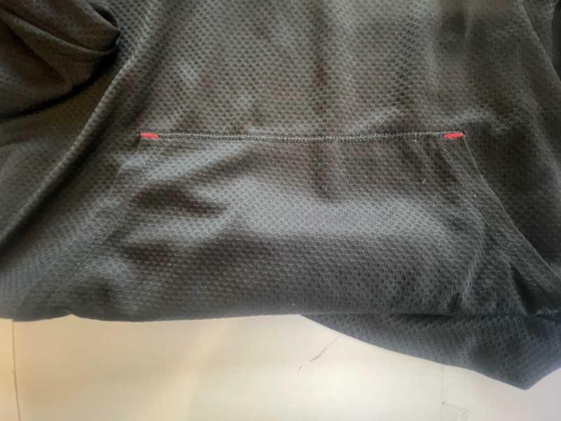 Tech Gear Black With Red Quarter Zip Lightweight Pullover. Size YXL Barely Worn gallery