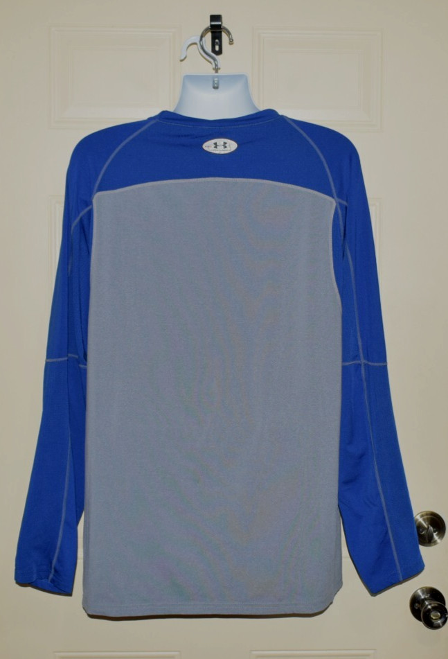 Under Armour Athletic Long Sleeve Tee Men's Sz 2XL Tall Blue Gray gallery