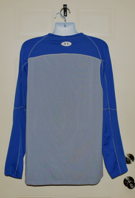 Under Armour Athletic Long Sleeve Tee Men's Sz 2XL Tall Blue Gray gallery