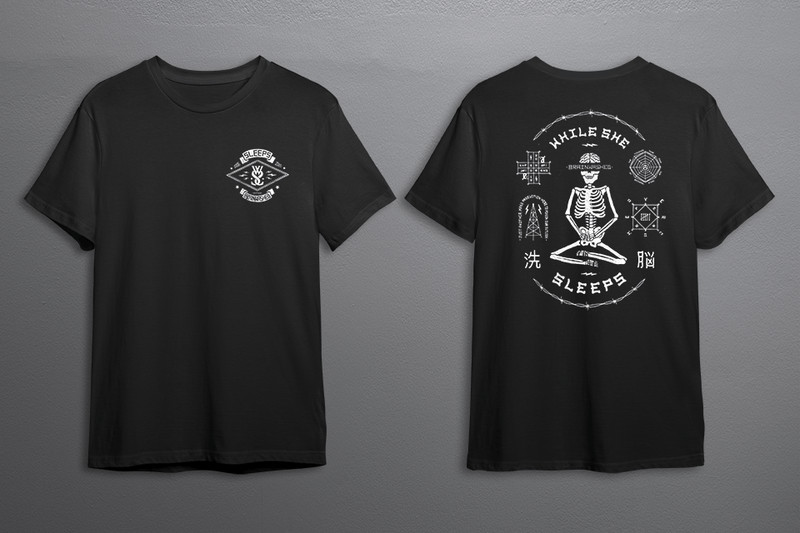 While She Sleeps Brainwashed Skeleton T-Shirt S M L XL 2XL 3XL gallery
