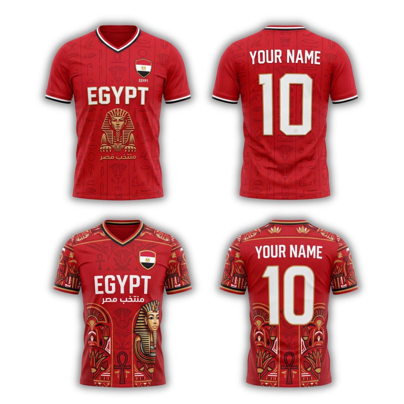 Personalize Egypt Soccer Jersey, Egypt Football Fan Shirt, Unisex Game Day Shirt gallery