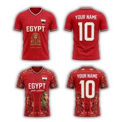 Personalize Egypt Soccer Jersey, Egypt Football Fan Shirt, Unisex Game Day Shirt