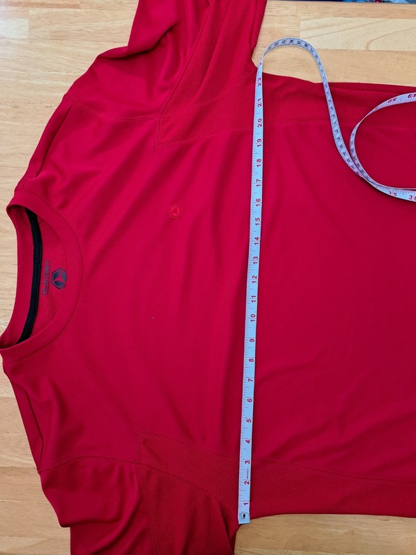 Old Navy Activewear Men’s Long Sleeve Shirt Lot of 2 Shirts Red & White Size L gallery