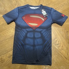 Under Armour Compression Shirt Mens Large Superman Henry Cavill Alter Ego Gym L