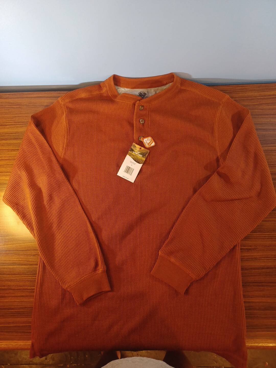 Alpine Lakes Mens Size Small Long Sleeve Rust Color NWT gallery