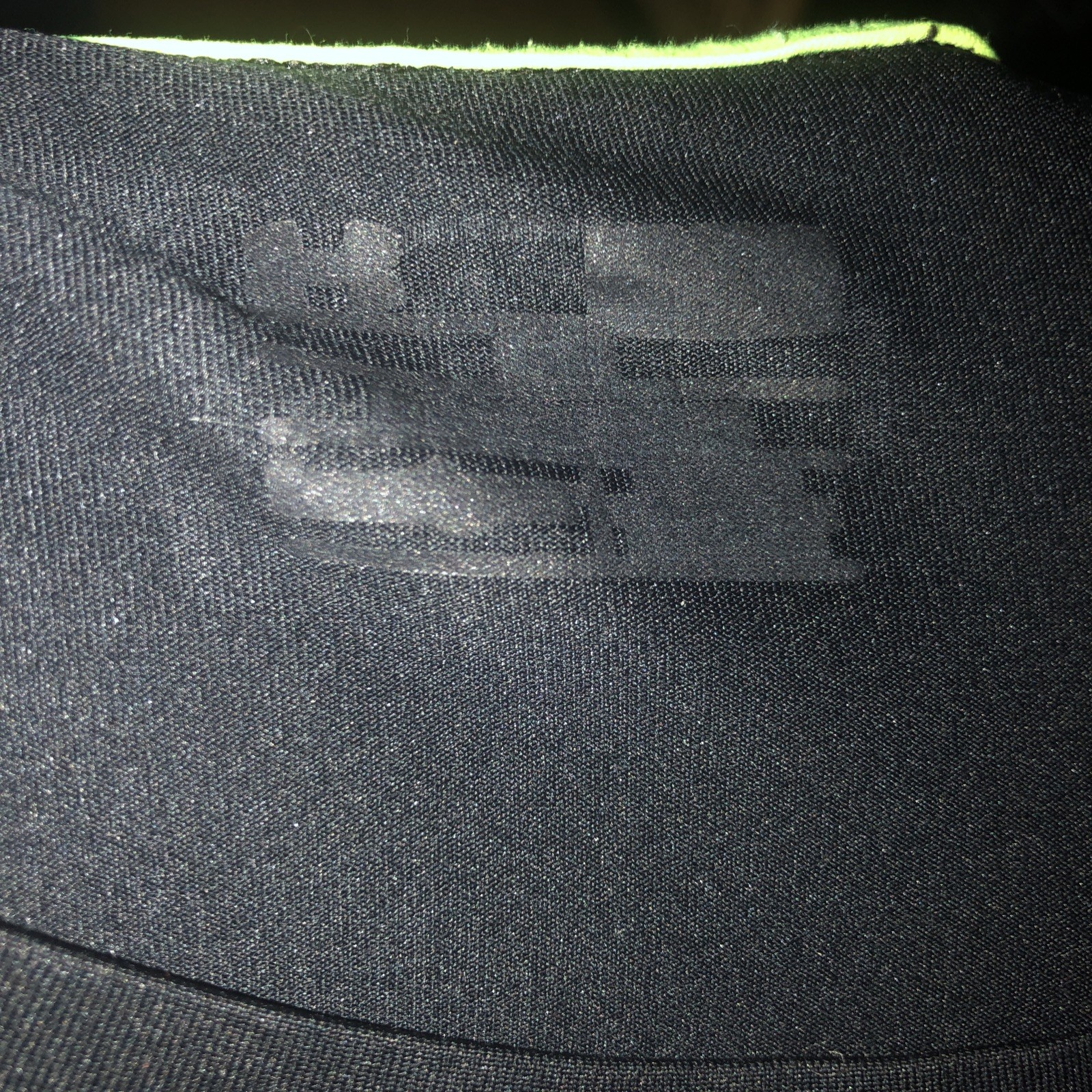 Under Armor Black T-Shirt With Yellow And Blue Highlights(read description) gallery