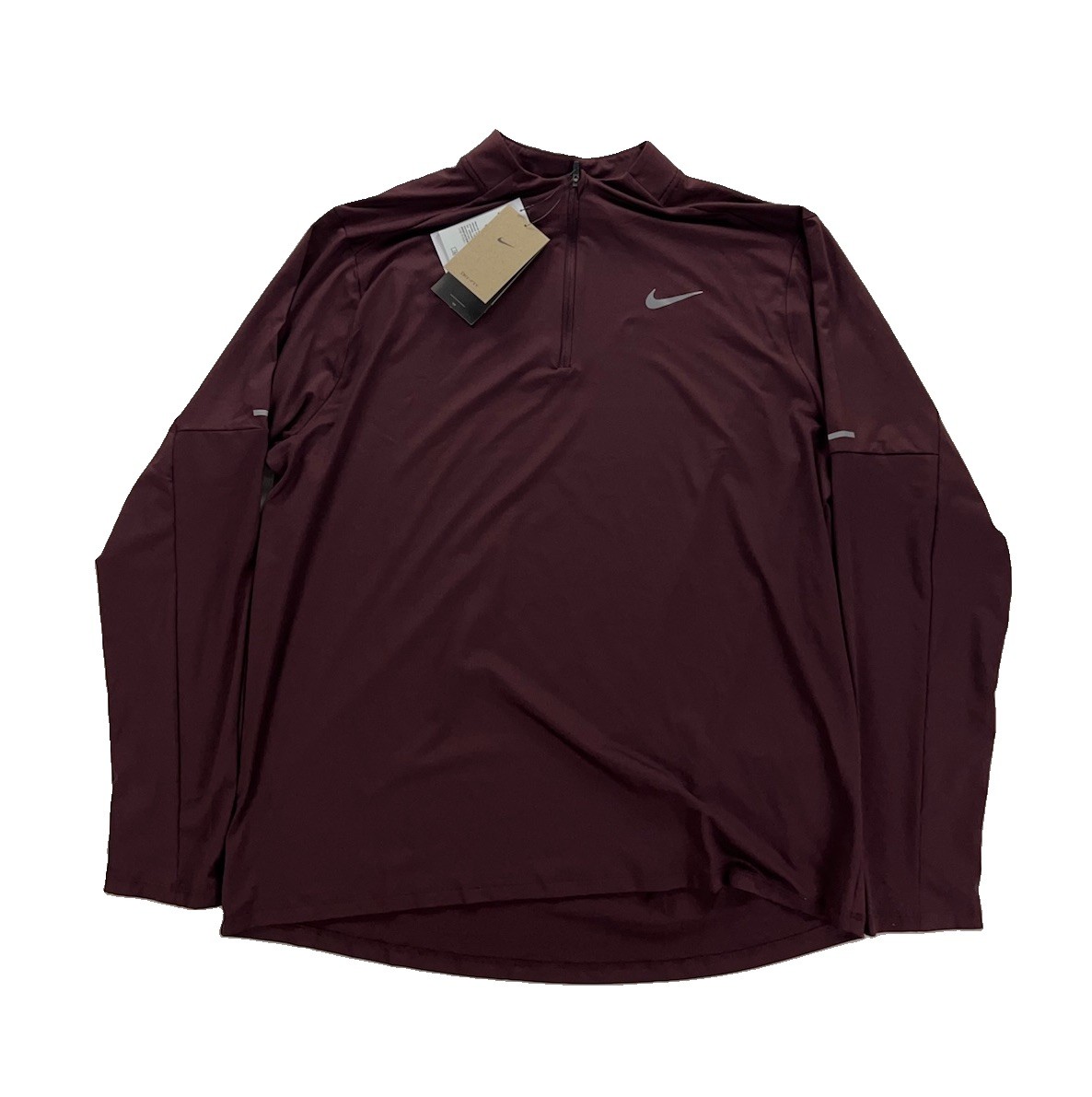 Nike Element Dri-FIT 1/2 Zip Running Pullover Top Burgundy Mens XL DD4756-652 gallery