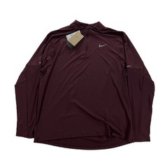 Nike Element Dri-FIT 1/2 Zip Running Pullover Top Burgundy Mens XL DD4756-652