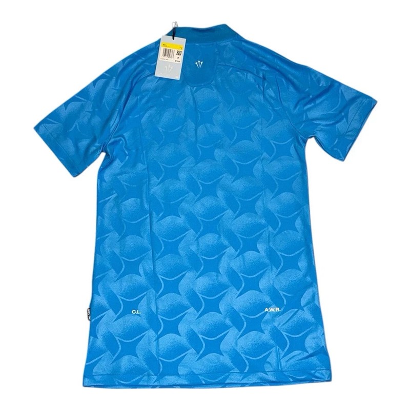Nike NOCTA Turks and Caicos Men’s Small Soccer Jersey Blue Glow DR2616-450 NWT gallery