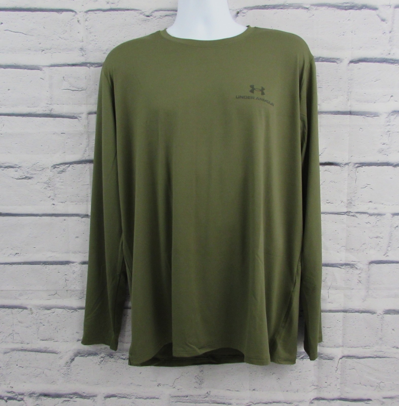 Under Armour Rush UA Vanish Energy Men's L/S Olive Green XL 1385418 NWT. gallery
