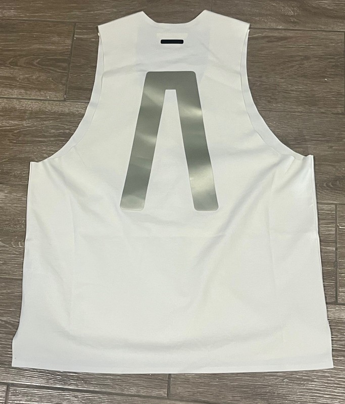 Adidas Fear Of God Athletics Performance Jersey Cream White JZ4906 - Men’s Sz L gallery