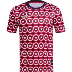 Adidas x Marvel Captain America Mens Pre-Match Soccer Jersey Size L Large HT3237
