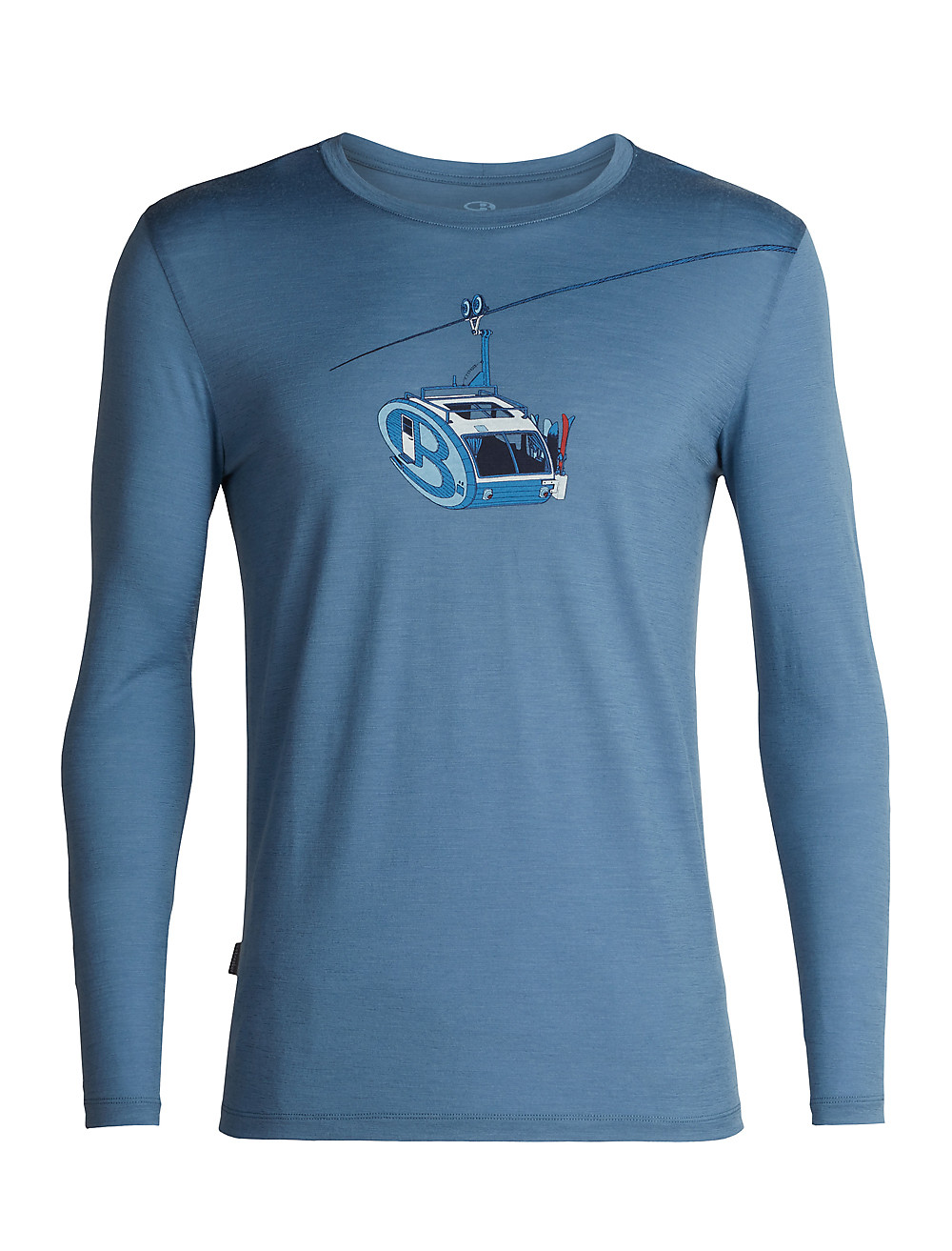 ICEBREAKER Tech Lite Long Sleeve Crewe Camper Lift Men's - 150gsm Merino Wool gallery