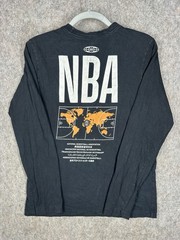 Nike NBA Team 31 Courtside Long Sleeve Shirt Black Large Basketball Tee