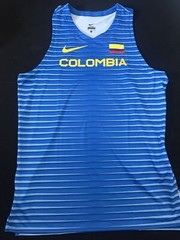 Nike Air Pro Elite Columbia Track Singlet Olympics New Rare Men Sz M CI8801-403