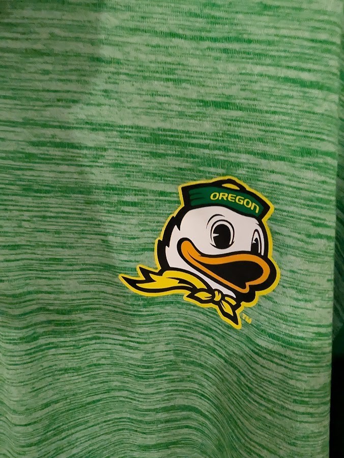 Captivating Men's Oregon Ducks 1/4 Zip Pullover puddles Large L gallery