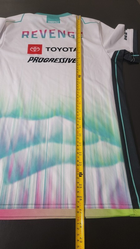 NATIONS Immortals White Pro Jersey 2022 Short Sleeve Polyester Sz S gallery