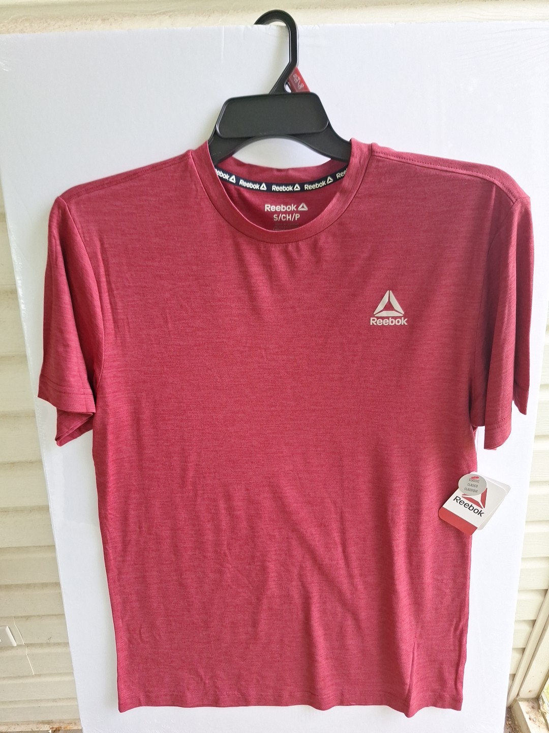 Reebok RBK Delta Core Ss Tee Rhubarb Heather gallery