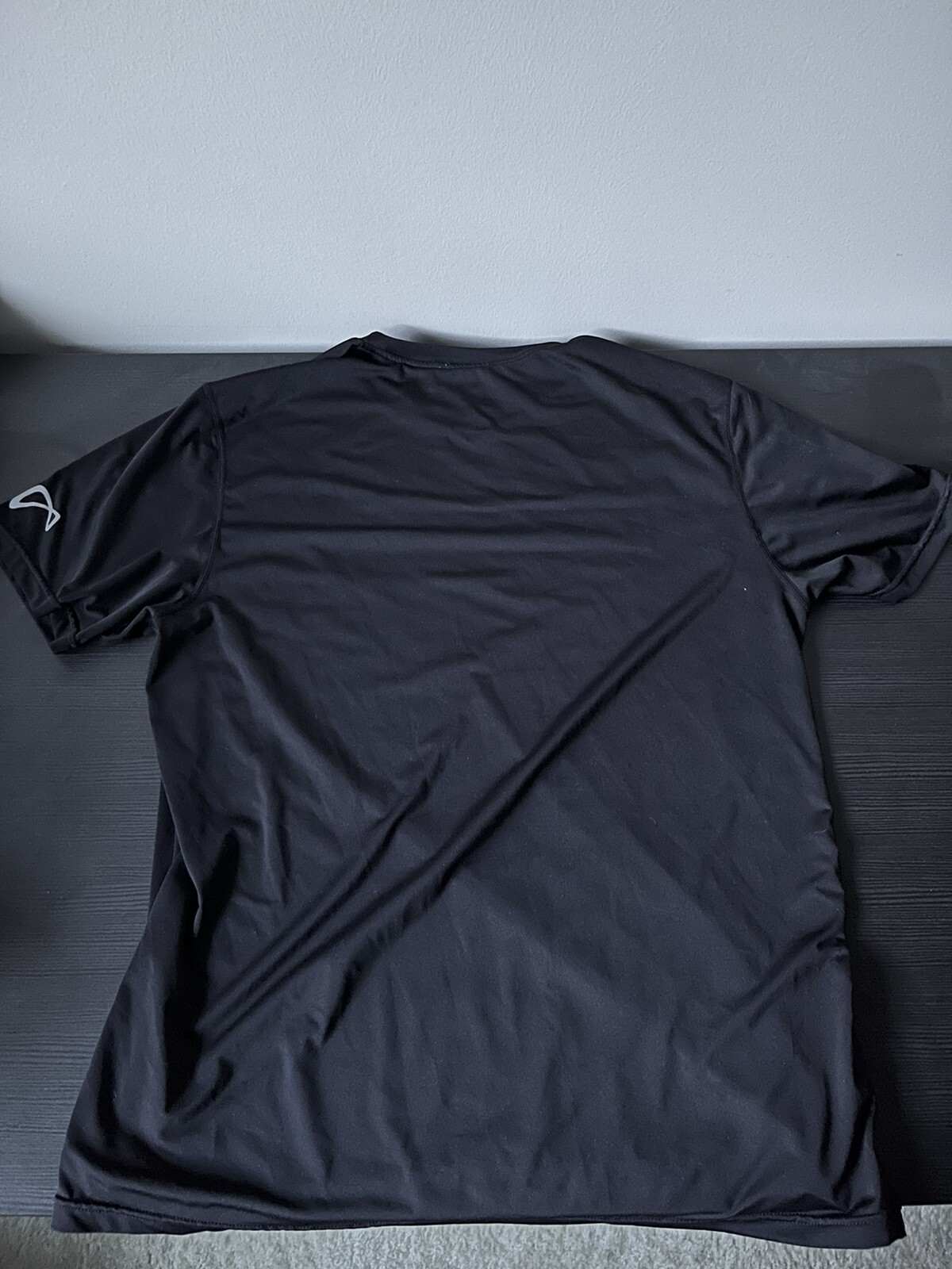 Athletic DNA Training Crew/Tennis Shirt Black Men's Large gallery
