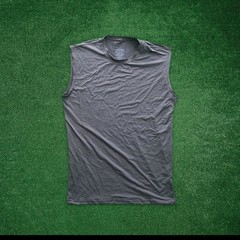 Augusta Sportswear Men’s Black Sleeveless Compression Jersey T-Shirt