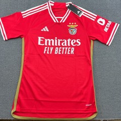 BNWT Benfica Adidas 2023-2024 Home Football Jersey Mens Small Adult Red Shirt