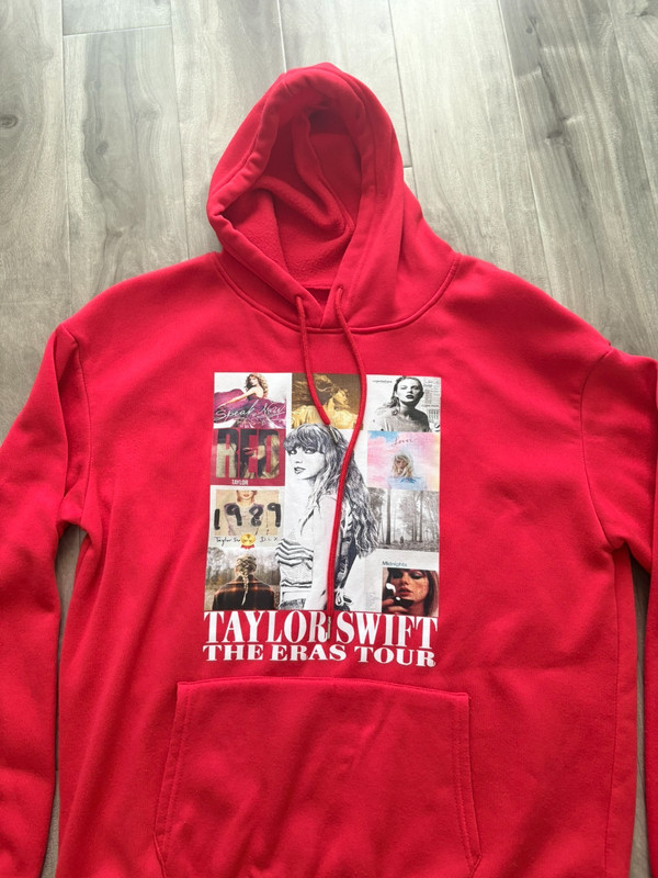 Taylor Swift The Eras Tour Red Hoodie Sweatshirt All Albums Unisex Size L gallery