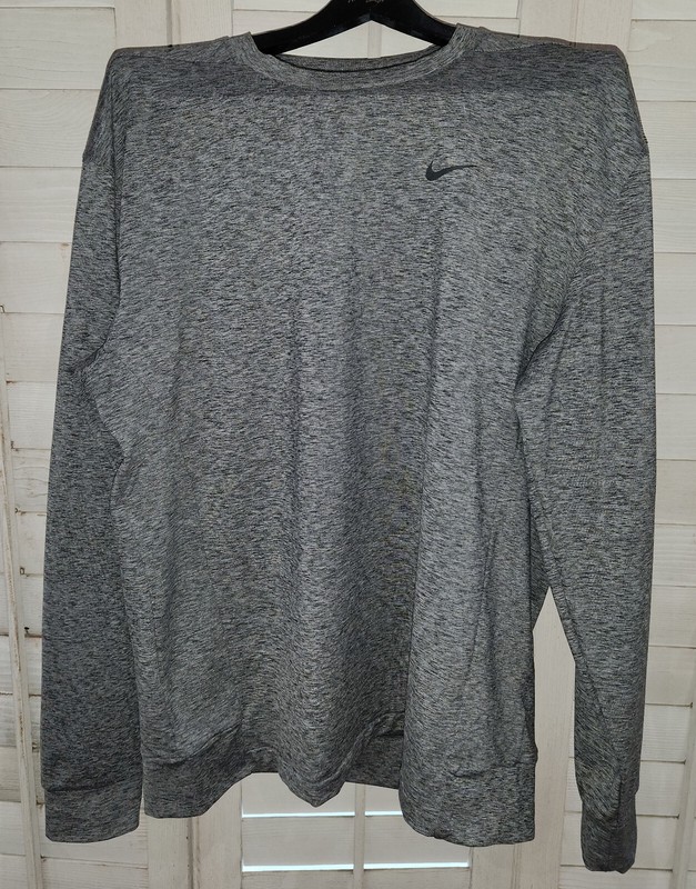 MENS LOT OF 2 NIKE GRAY DRI FIT & WILLIT BLUE UPF 50+ SUN LONG SLEEVE SHIRTS L gallery