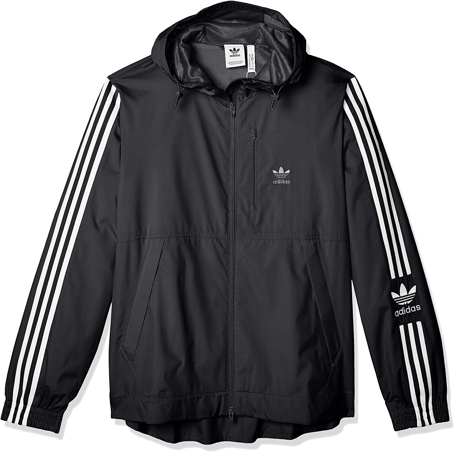 BNWT LOCKUP ADIDAS WB SUPERSTAR STYLE TRACK TOP JACKET WINDRUNNER WINDBREAKER BL gallery
