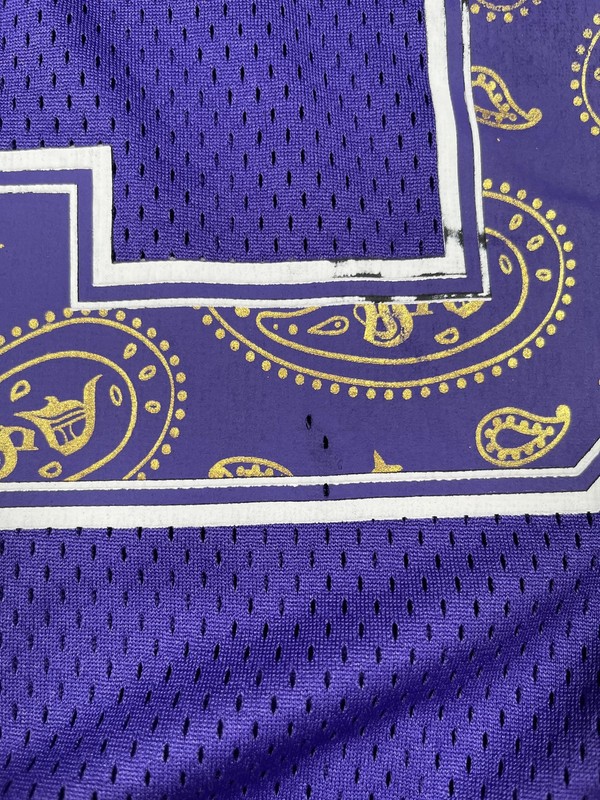Dogg Supply Shirt Mens 3XL Purple Gold Mesh Hockey Jersey 93 Paisley gallery