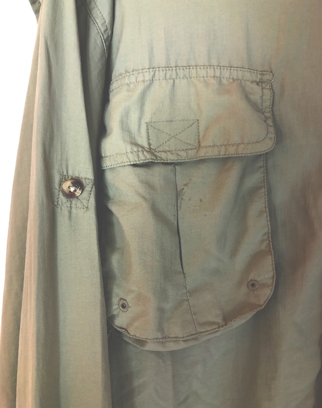 All American Fisherman Mens Button Down Vented Fishing Shirt Sz 2XL 50-52 gallery