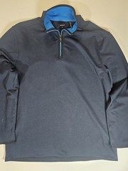 DKNY Athletic Pullover Mens Size XL Navy Blue Outdoor Golf Preppy Activewear