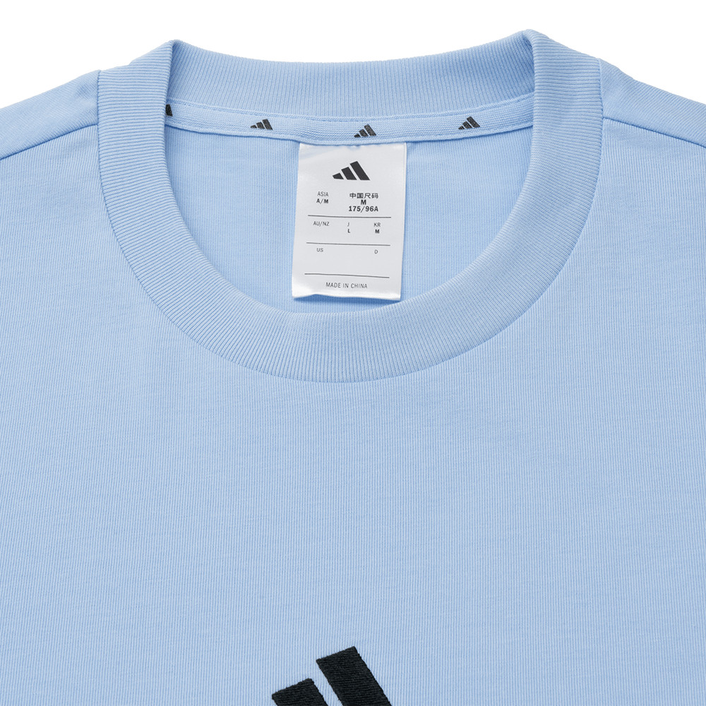 adidas Essential 3S Single Jersey Tee Men's Sports Gym T-Shirts AsiaFit JE6397 gallery