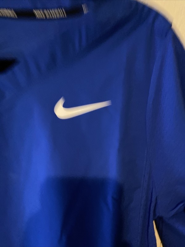 New Nike MLB Baseball Jacket Short Sleeve Shirt Cage Royal Blue 897383-493, XS gallery