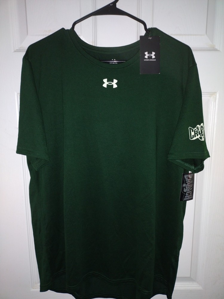 Cru Men's Under Armour Team Tech T-shirt Large Crunch Gym