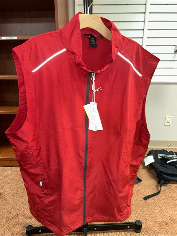 NWT I. Packaging CORE365 CE703 Men's Techno Lite Unlined Vest Red Easy Care gallery