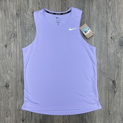 Nike Running Tank Top Size Medium Mens Hydrangea Purple Dri Fit Miler