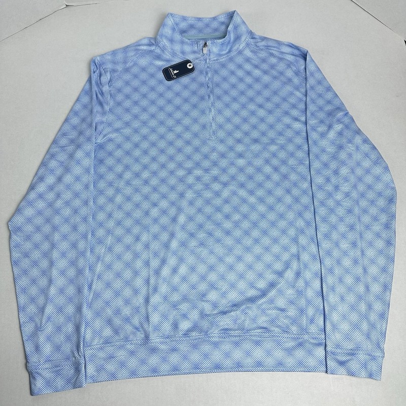 NWT Johnnie O Performance Fabric Sperlings Half-zip Pullover Permafrost Medium gallery