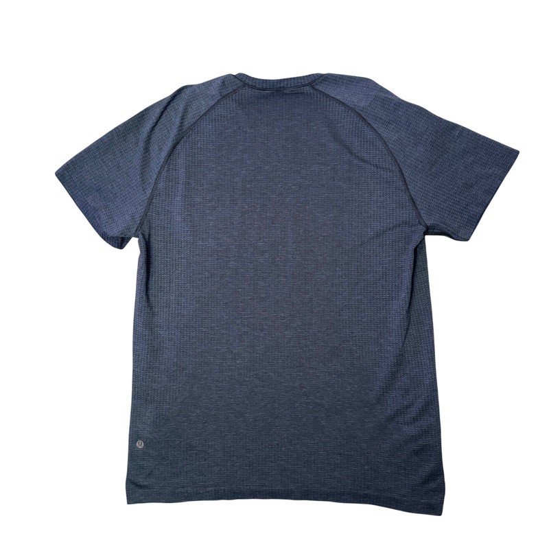 Lululemon Metal Vent Tech Short Sleeve Shirt Blue Mens L Training Tee Gym gallery