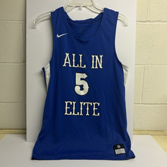 Nike Dri-FIT All In Elite 5 Men’s Basketball Jersey Tank Blue/White S