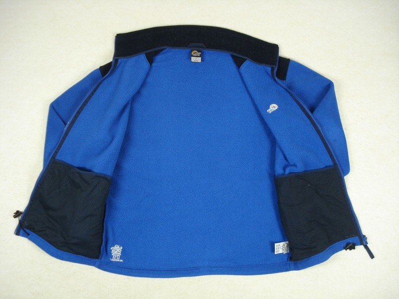 Lowe Alpine Fleece Jacket Aleutian Men's Size Medium Blue Full Zip Outdoors Warm gallery
