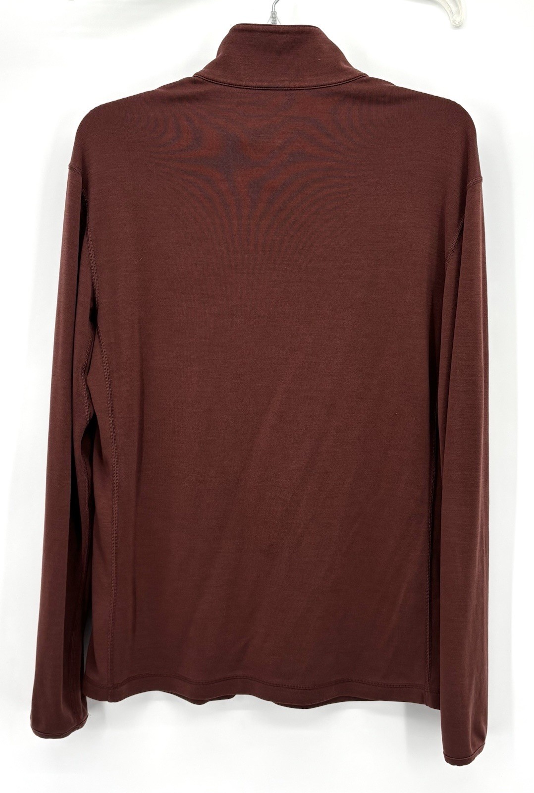 NOBULL Men’s Merino Wool Quarter Zip Pullover Size Medium Brown Athletic gallery