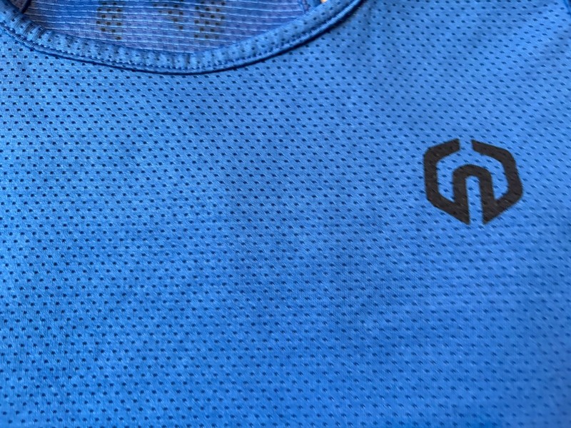 Neleus Emblem Athletic Men’s Mesh Tank Top Size Small Light Blue gallery