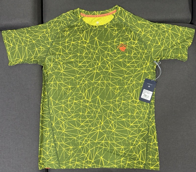 NWT rabbit Running EZ Tee Perf Short Sleeve Men’s Size Medium Chive Performance gallery
